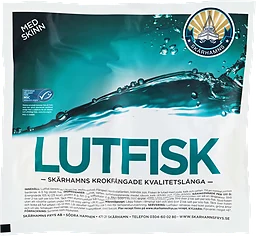 Lutfisk med skinn ca 1kg Skärhamns