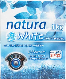 Tvättmedel Vittvätt 1kg NATURA