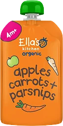Äpple, morot & palsternackapuré Eko 4m