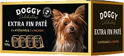 Hundmat Delikatesspaté Kyckling/Kalkon 4-pack Delikatess