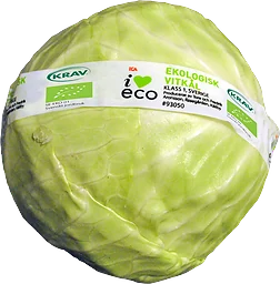 Vitkål färsk Eko 1-pack Klass 1 ICA I love eco