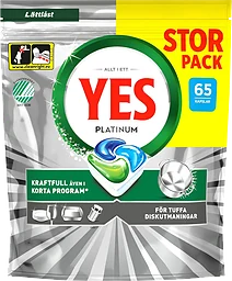 Diskmaskinstabletter Platinum Allt I Ett 65-p YES