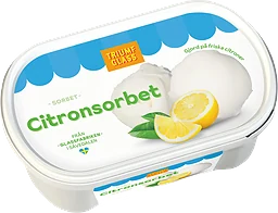 Citronsorbet
