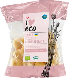 Sommarpotatis KRAV 900g   ICA  Klass 1