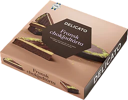 Fransk chokladtårta 14 Bitar  850g Delicato