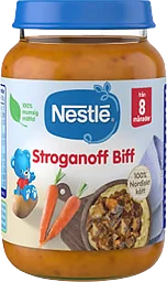Barnmat Stroganoff Biff 8 mån 190g Nestle