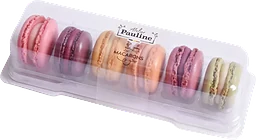 Macarons bär och frukt mix 6p 72g Atelier Pauline
