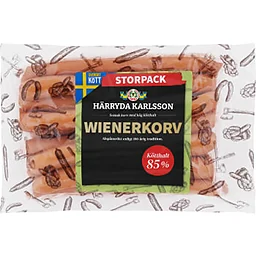 Wienerkorv 85% kötthalt
