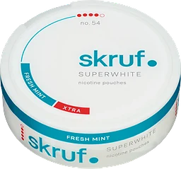 Super Wh Fresh Mint Xtra 54 Tobaksfritt Snus