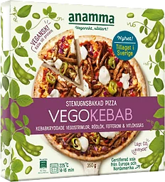 Pizza Vegokebab 350g Anamma