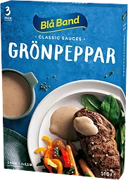 Grönpepparsås 3-p 7,5dl Blå Band