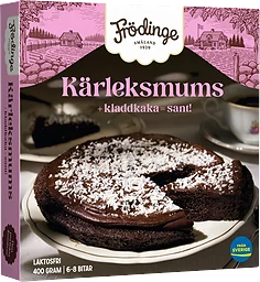 Kärleksmums kladdkaka 400g Frödinge