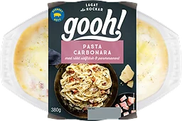 Färdigmat Pasta Carbonara med Rökt Sidflä…
