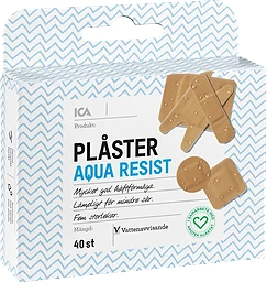 Plåster Aqua 40-p ICA Hjärtat