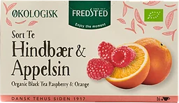 Svart te Hallon & Apelsin Ekologisk 16-p Fredsted