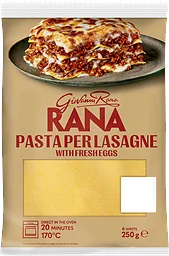 Lasagneplattor Färska