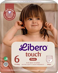 Byxblöjor Touch Strl 6 13-20kg 24-p Libero