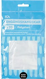 Engångshandske 20-p ICA