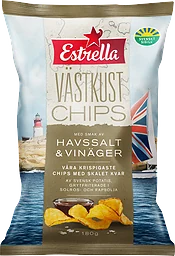 Västkustchips Havssalt & vinäger