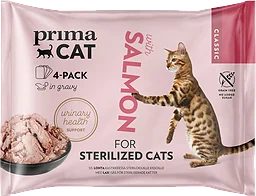 Kattmat Sterilized Cats Lax 4p PrimaCat