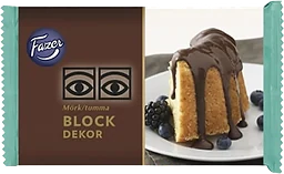 Blockdekor Mörk 175g Fazer