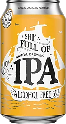 Öl alkoholfri Ship full of IPA 33cl Brutal Brewing