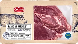 Karré Färsk av rapsgris 300g Scan