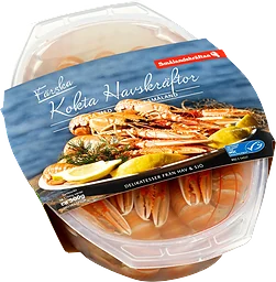 Havskräftor färska kokta 500g Smålandskräftan