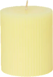 Blockljus Rille gul