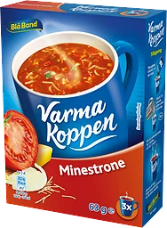 Minestrone Varma Koppen Pulver/3 Port