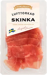 Skinka Lufttorkad Skivad Tråg
