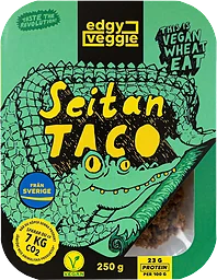 Pulled seitan taco 250g Edgy Veggie