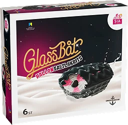 Glassbåt HallonSaltlakrits 6-p SIA GLASS