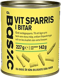 Sparris Bitar 227g ICA Basic