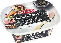 Gräddleverpastej Ugnsbakad Deli 200g Scan
