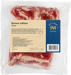 Rimmat Fläsk Skivat ca 800g JM:s Chark
