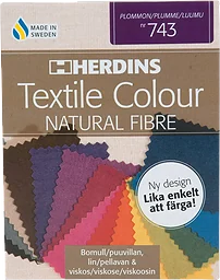 Textilfärg Natural fibre Plommon Herdins