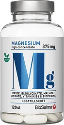 Kosttillskott Magn Magnesium 375mg 120-pack BioSalma