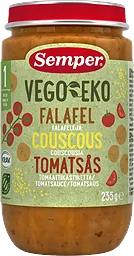 Falafel med couscous & tomatsås Ekologisk 235g KRAV Semper