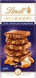 Chokladkaka LES GRANDES Vit Nougat Mandel 150g Lindt