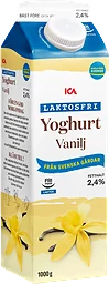 Vaniljyoghurt 2,4% Laktosfri 1l ICA