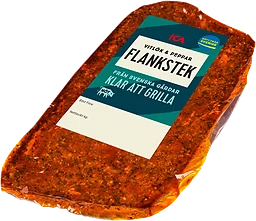 Flankstek vitlök & peppar frystinad ca 700g ICA
