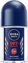 Deodorant Roll On Dry Impact 25ml Nivea men