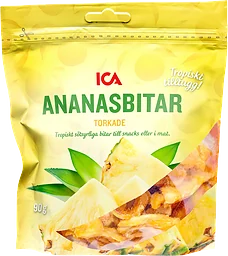 Ananasbitar Torkade 90g ICA
