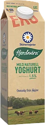 Yoghurt Mild Naturell 1,5% 1000g KRAV Skåne Hjordnära