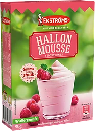 Hallonmousse 4 port 80g Ekströms