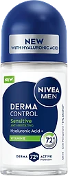 Deodorant Roll On Derma Control Sensitive 50ml Nivea Men