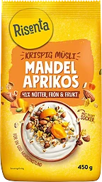 Krispig Müsli Mandel & Aprikos 450g Risenta