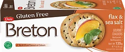 Glutenfria Kex Flax & Sea Salt