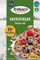 Havreringar Fullkorn 350g Frebaco